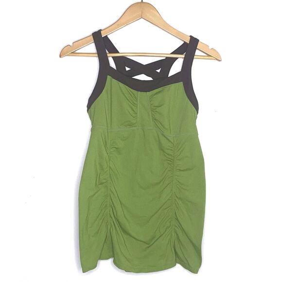 Athleta Tops - Athleta Women's Scrunch Tank Cami Top Green Size Small
